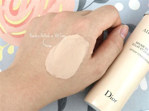 dior diorskin airflash spray foundation swatches|dior diorskin foundation spray.